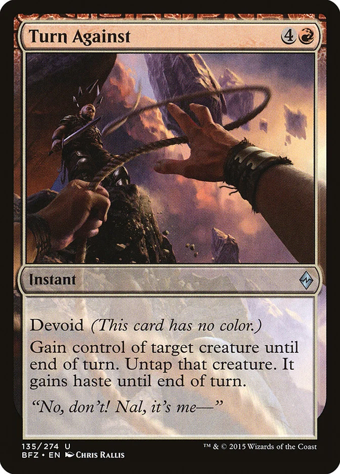 Turn Against 「BFZ/135」「EN」