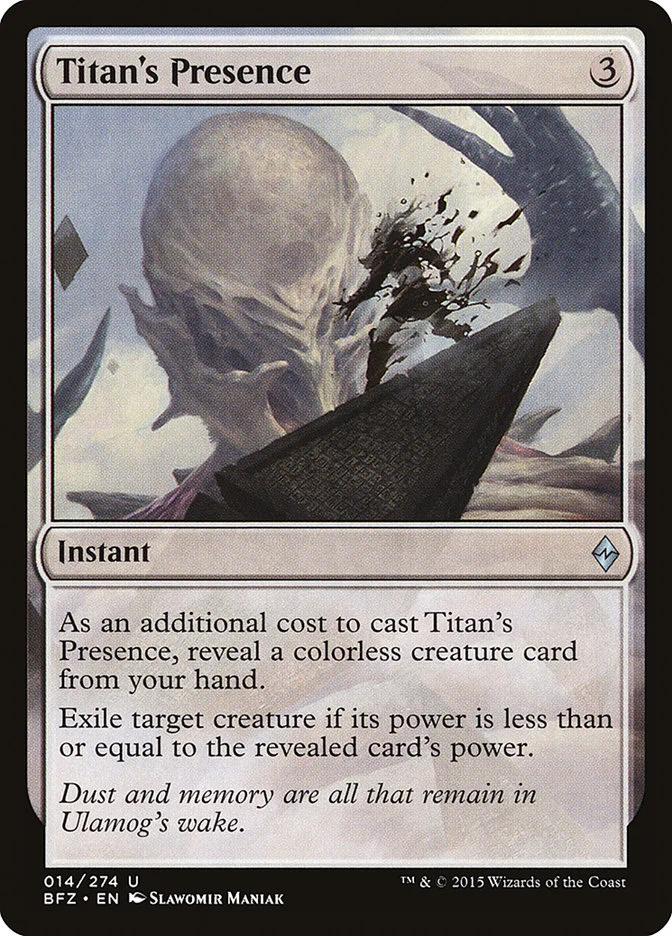 Titan's Presence 「BFZ/14」「EN」