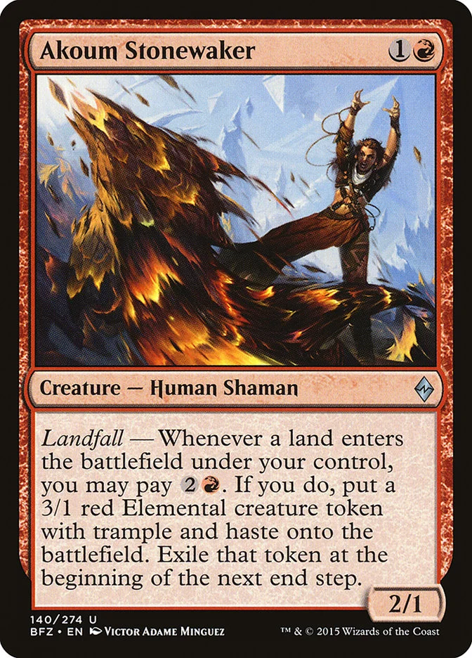 Akoum Stonewaker 「BFZ/140」「EN」
