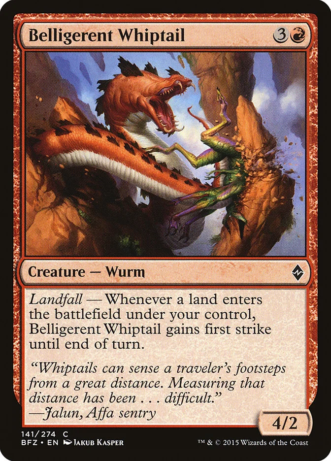 Belligerent Whiptail 「BFZ/141」「EN」
