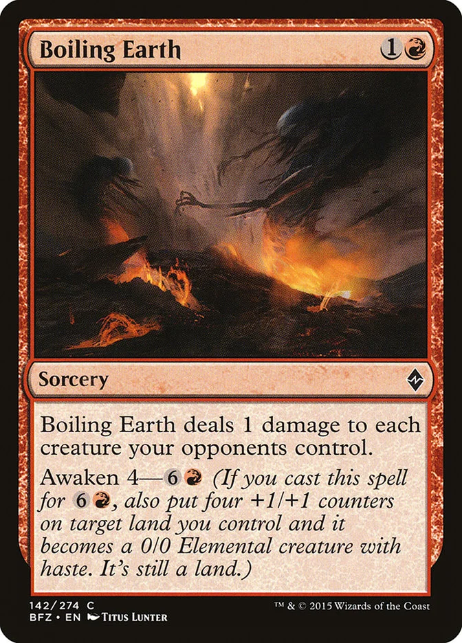 Boiling Earth 「BFZ/142」「EN」