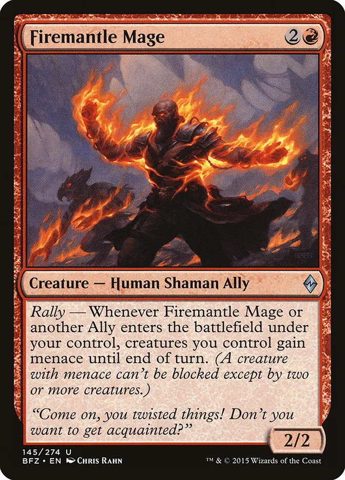 Firemantle Mage 「BFZ/145」「EN」
