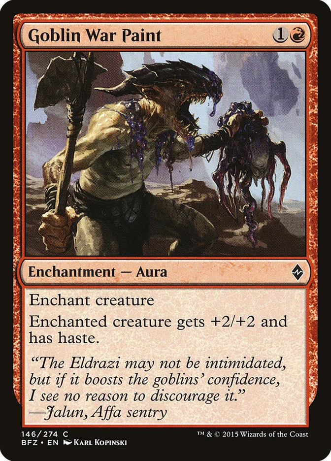 Goblin War Paint 「BFZ/146」「EN」