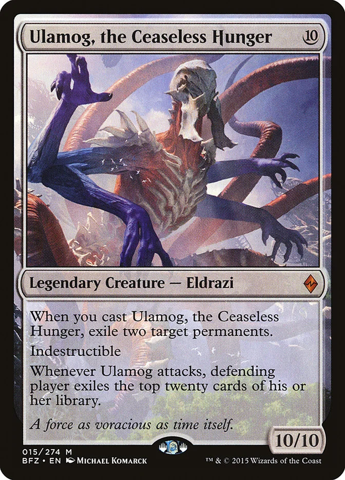 Ulamog, the Ceaseless Hunger 「BFZ/15」「EN」