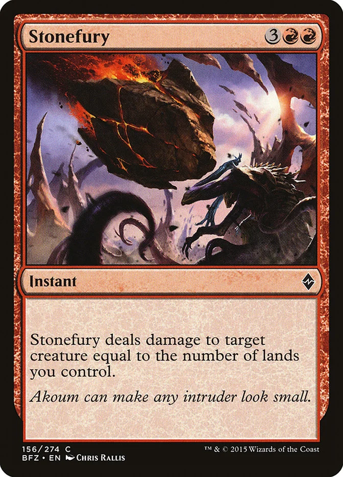 Stonefury 「BFZ/156」「EN」
