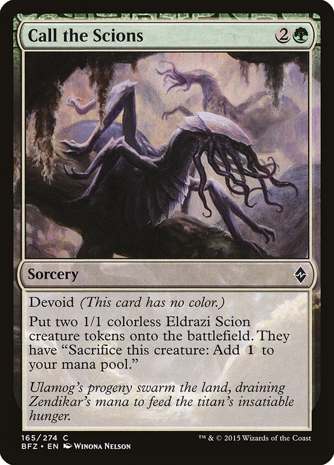 Call the Scions 「BFZ/165」「EN」