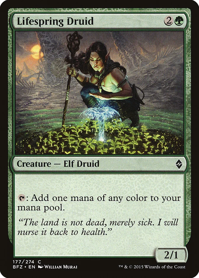 Lifespring Druid 「BFZ/177」「EN」