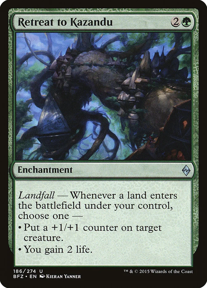 Retreat to Kazandu 「BFZ/186」「EN」