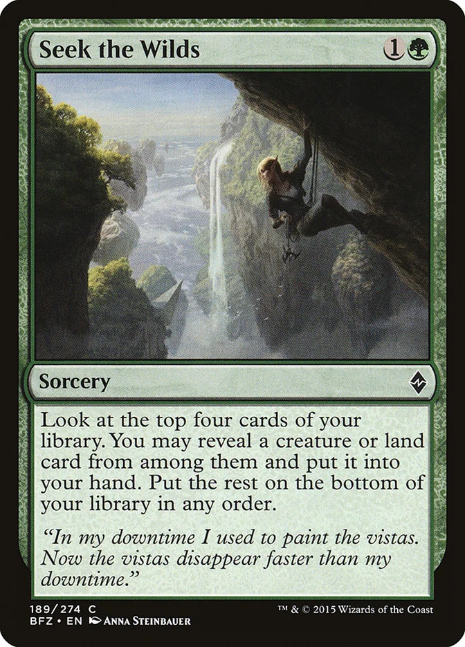 Seek the Wilds 「BFZ/189」「EN」