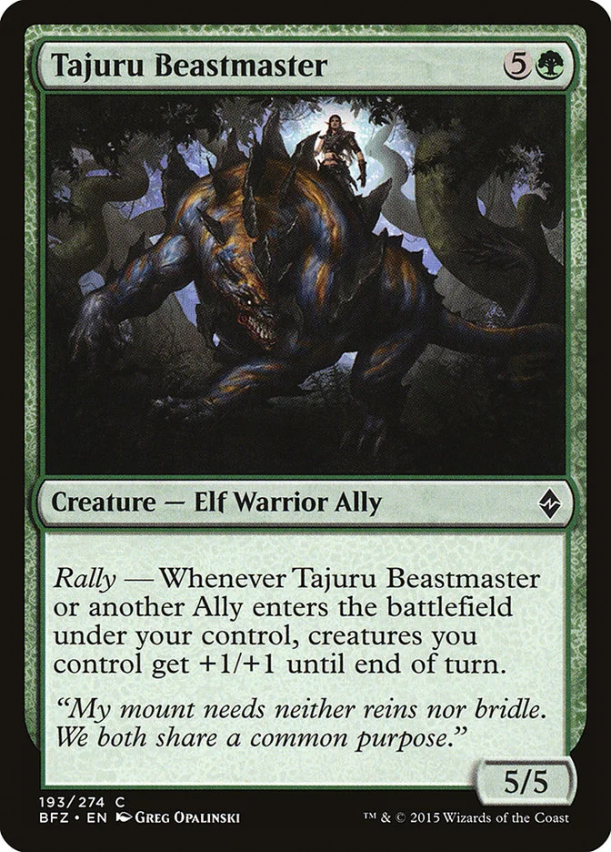 Tajuru Beastmaster 「BFZ/193」「EN」