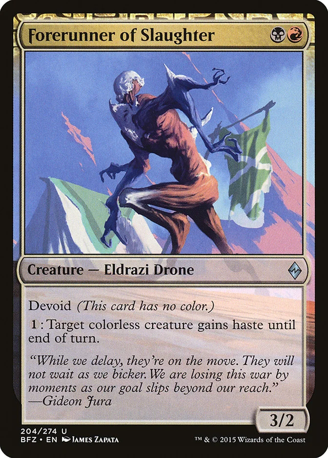 Forerunner of Slaughter 「BFZ/204」「EN」