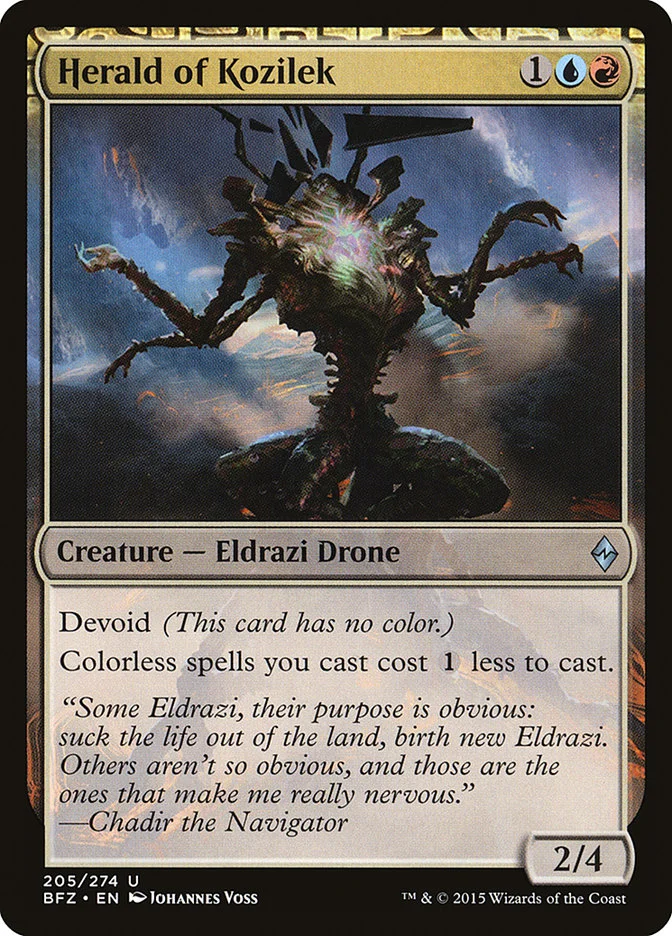 Herald of Kozilek 「BFZ/205」「EN」