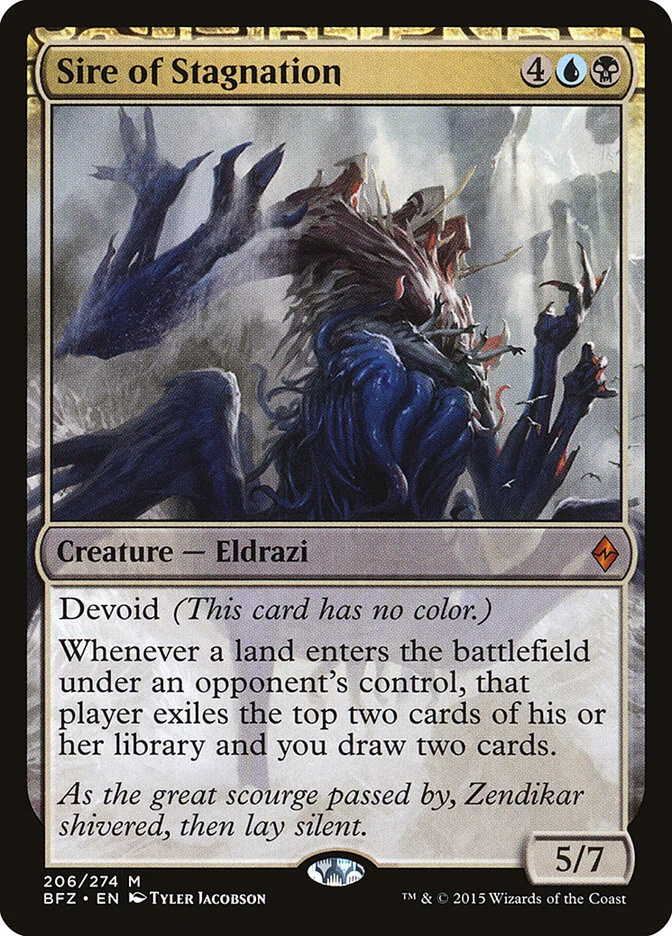 Sire of Stagnation 「BFZ/206」「EN」
