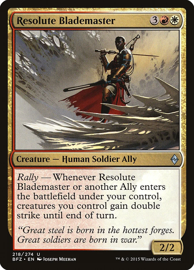 Resolute Blademaster 「BFZ/218」「EN」
