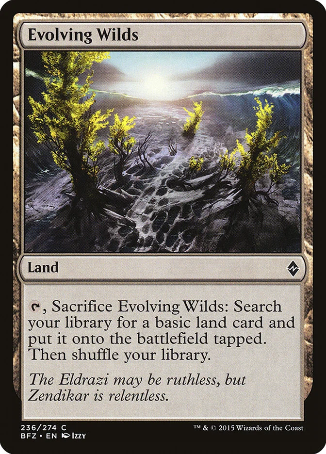 Evolving Wilds 「BFZ/236」「EN」