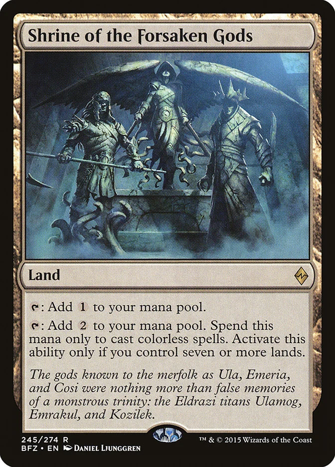 Shrine of the Forsaken Gods 「BFZ/245」「EN」