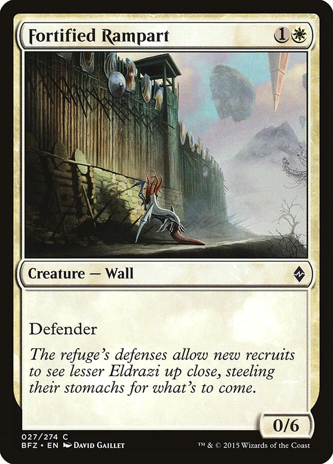 Fortified Rampart 「BFZ/27」「EN」