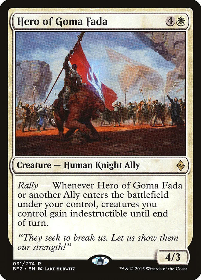 Hero of Goma Fada 「BFZ/31」「EN」