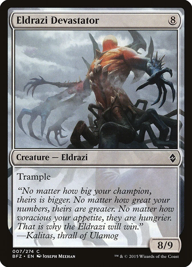 Eldrazi Devastator 「BFZ/7」「EN」