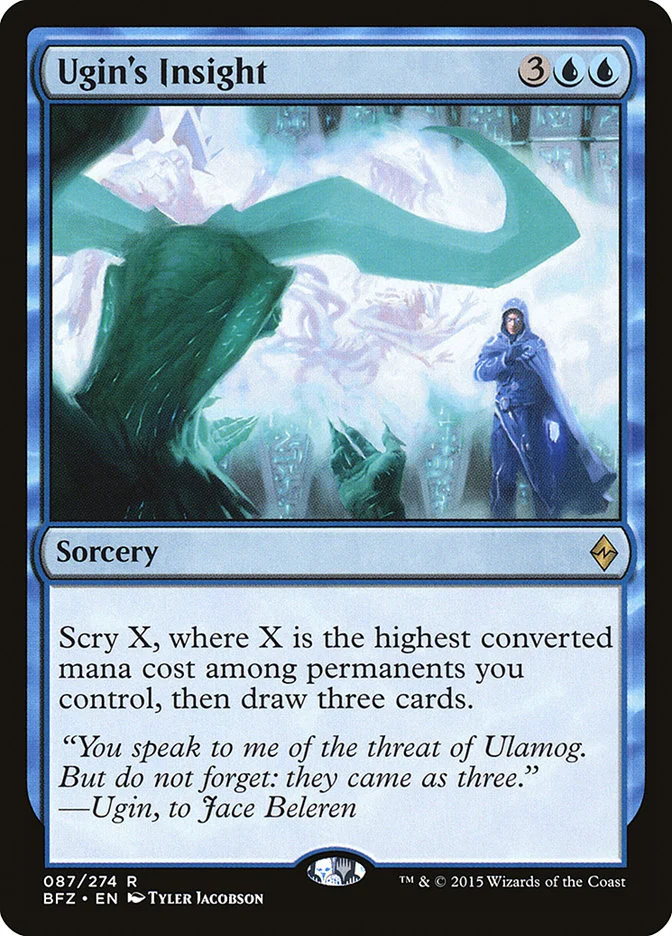 Ugin's Insight 「BFZ/87」「EN」