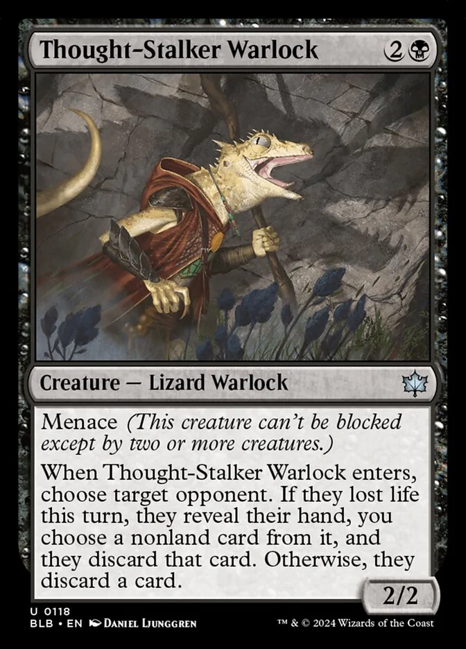 Thought-Stalker Warlock 「BLB/118」「EN」