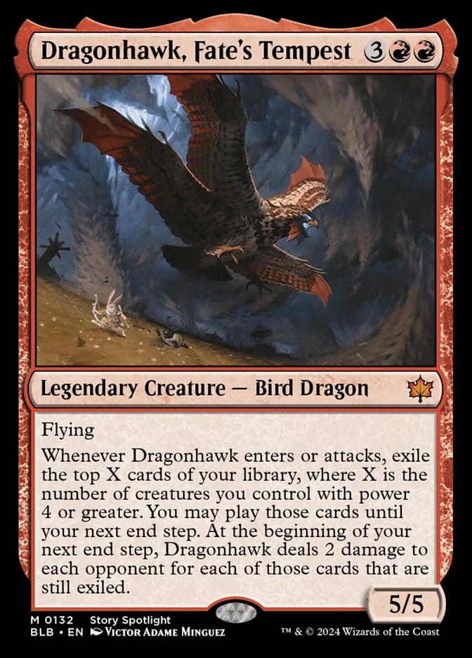 Dragonhawk, Fate's Tempest 「BLB/132」「EN」