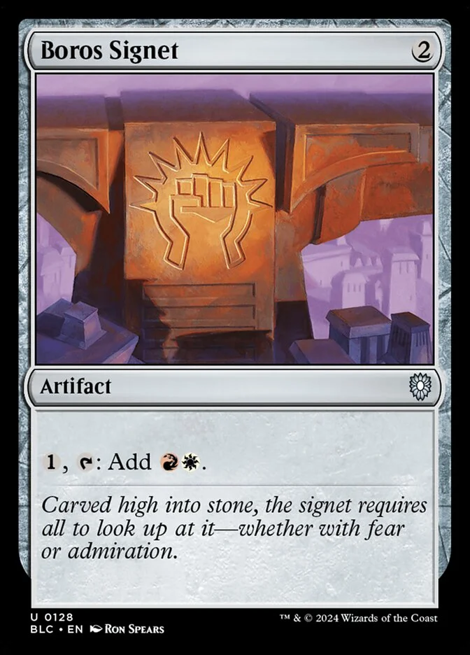 Boros Signet 「BLC/128」「EN」
