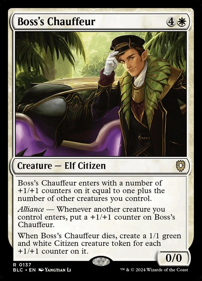Boss's Chauffeur 「BLC/137」「EN」
