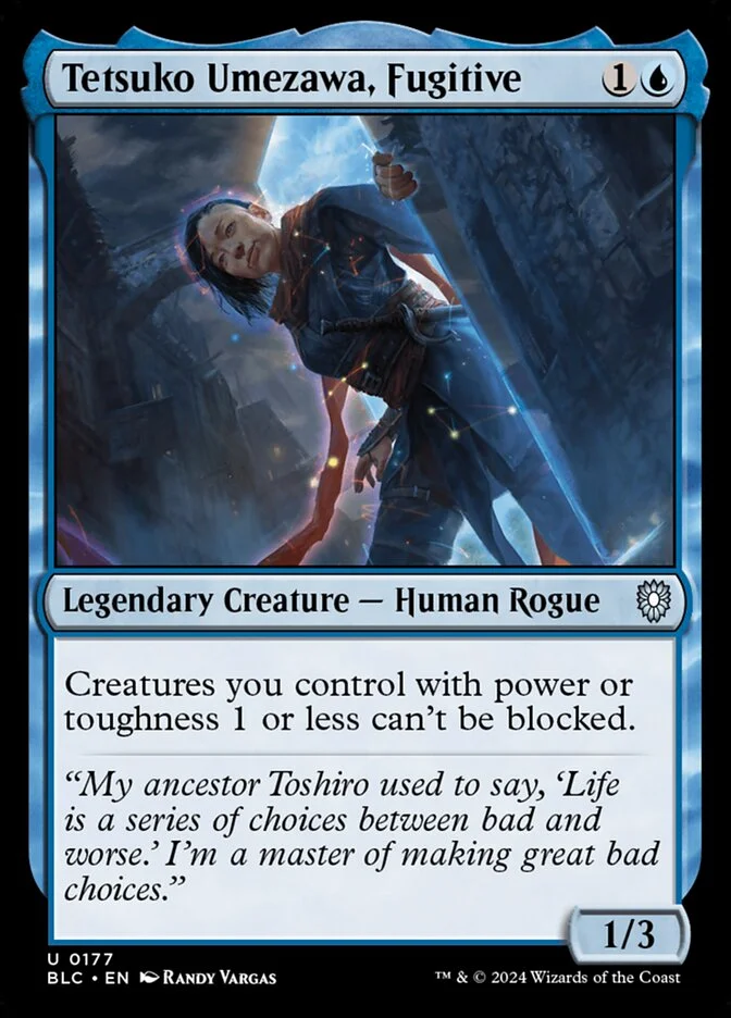 Tetsuko Umezawa, Fugitive 「BLC/177」「EN」