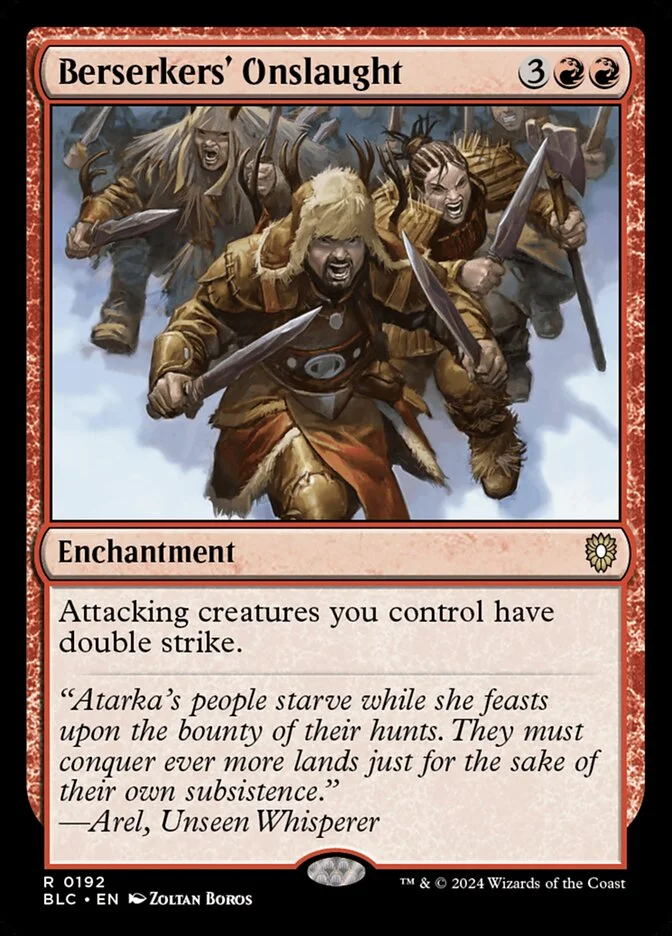 Berserkers' Onslaught 「BLC/192」「EN」