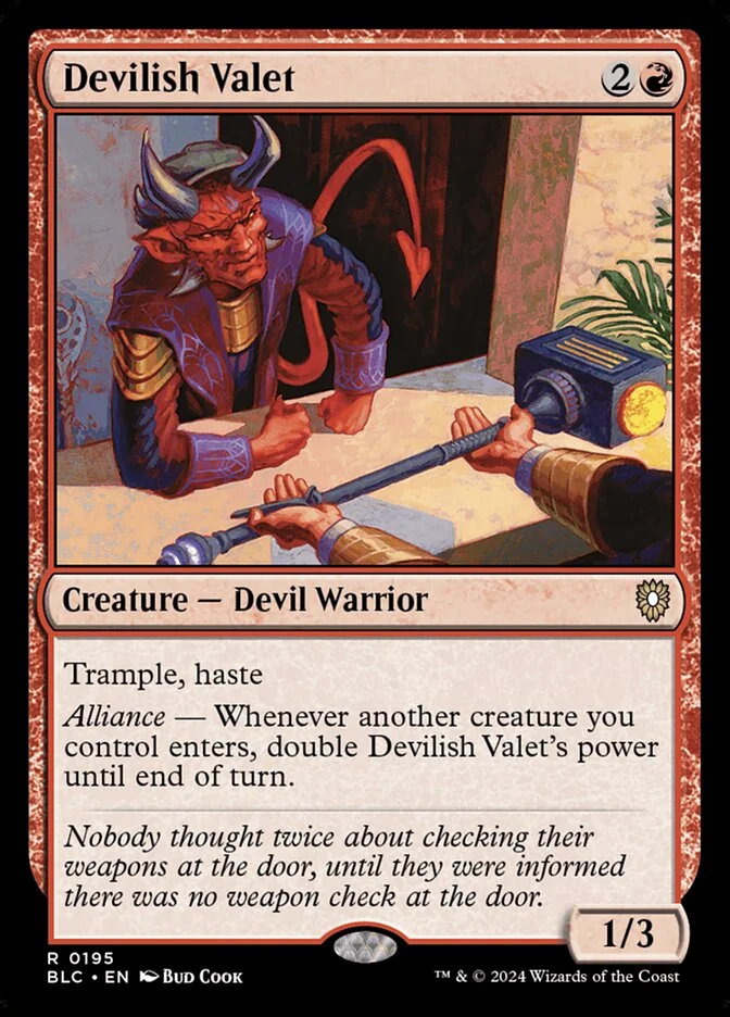 Devilish Valet 「BLC/195」「EN」