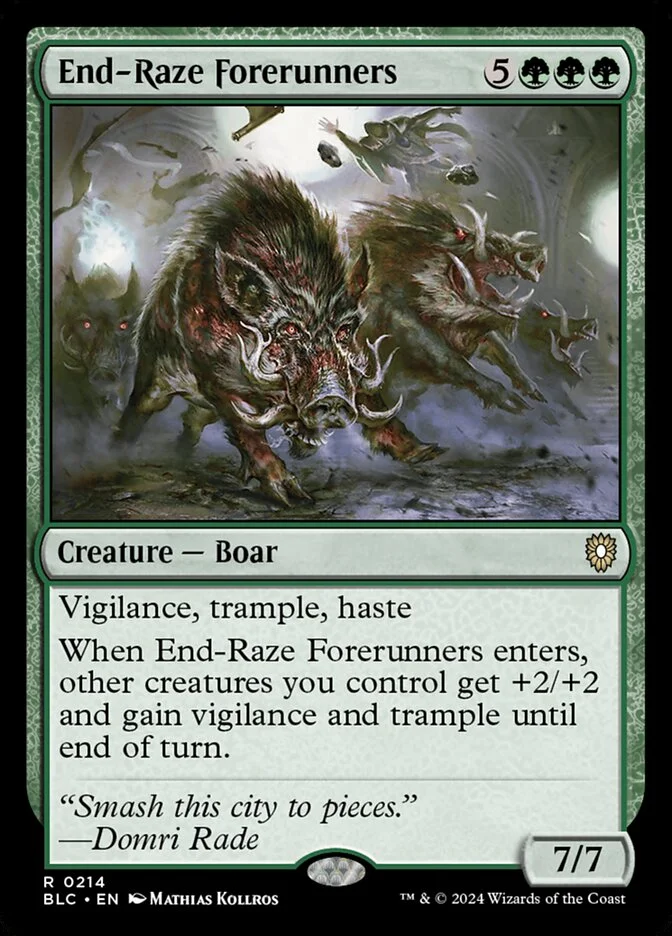 End-Raze Forerunners 「BLC/214」「EN」