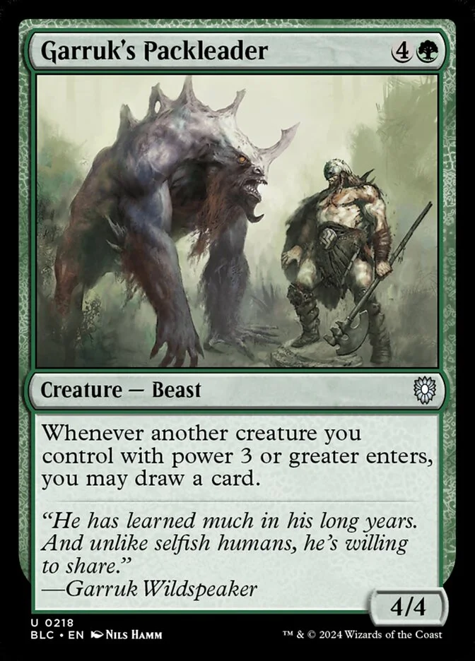 Garruk's Packleader 「BLC/218」「EN」