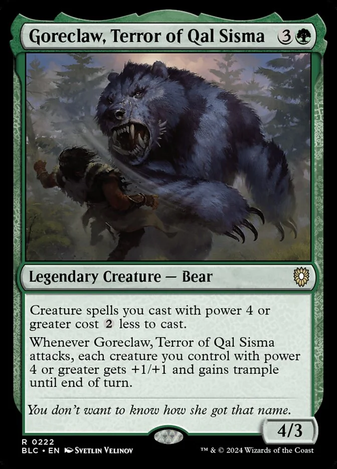 Goreclaw, Terror of Qal Sisma 「BLC/222」「EN」