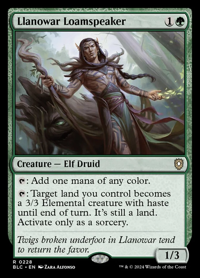 Llanowar Loamspeaker 「BLC/228」「EN」