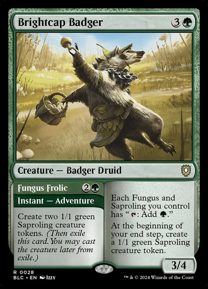 Brightcap Badger // Fungus Frolic 「BLC/28」「EN」