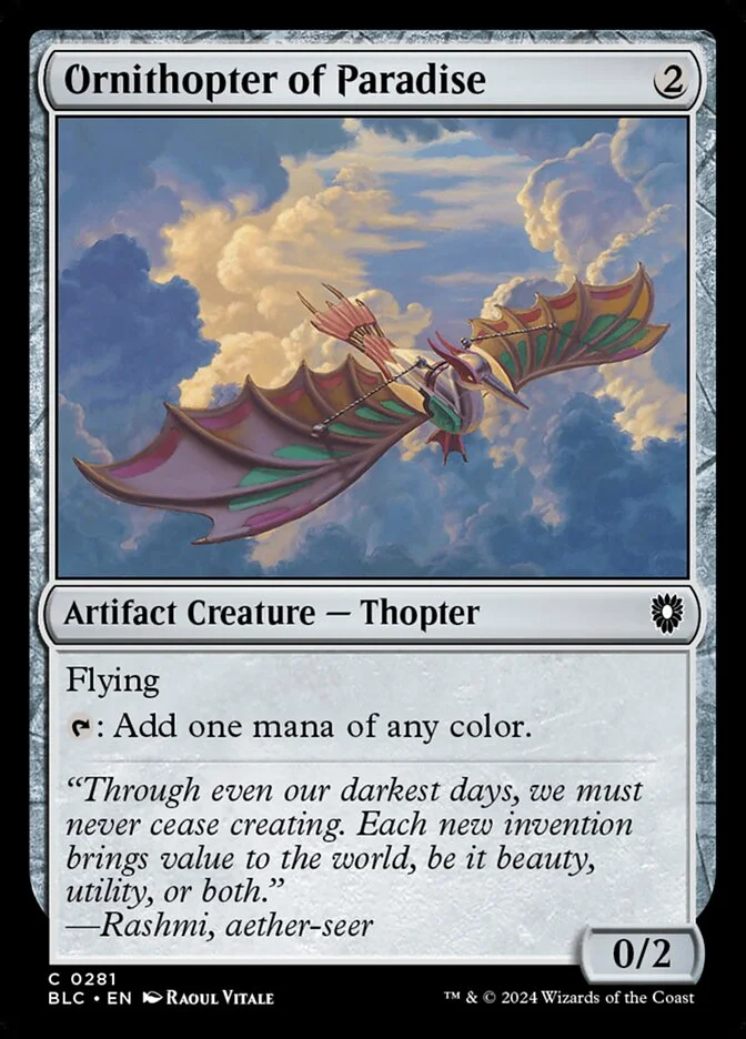 Ornithopter of Paradise 「BLC/281」「EN」