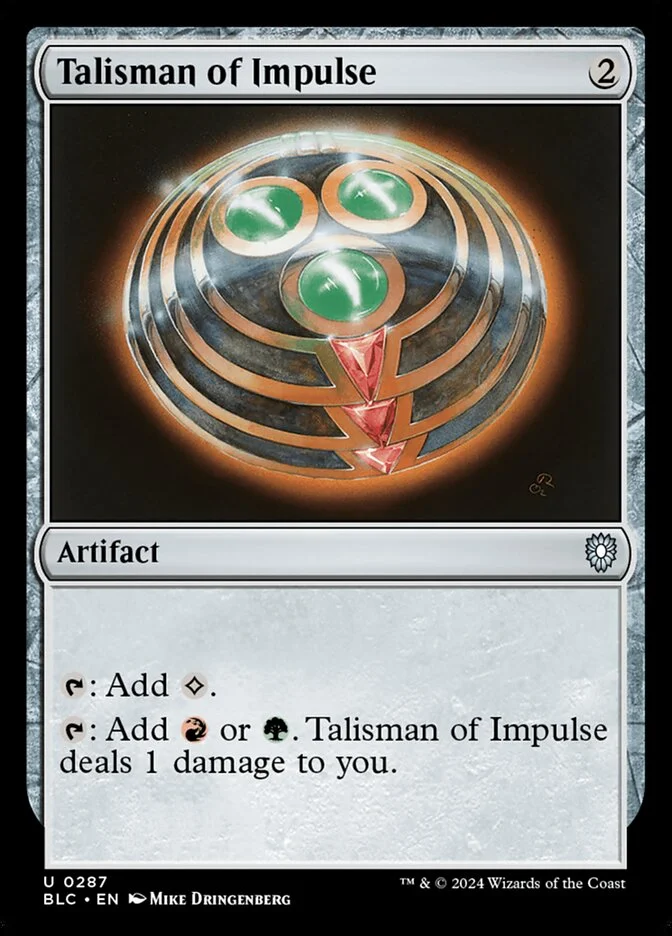 Talisman of Impulse 「BLC/287」「EN」
