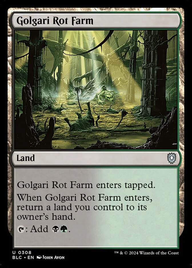 Golgari Rot Farm 「BLC/308」「EN」