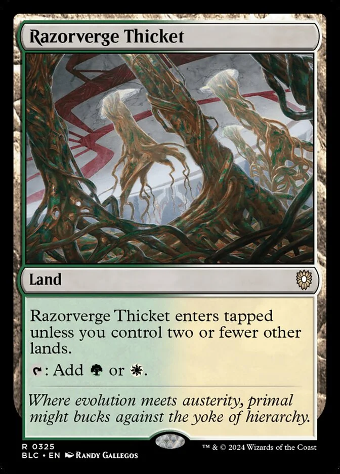 Razorverge Thicket 「BLC/325」「EN」