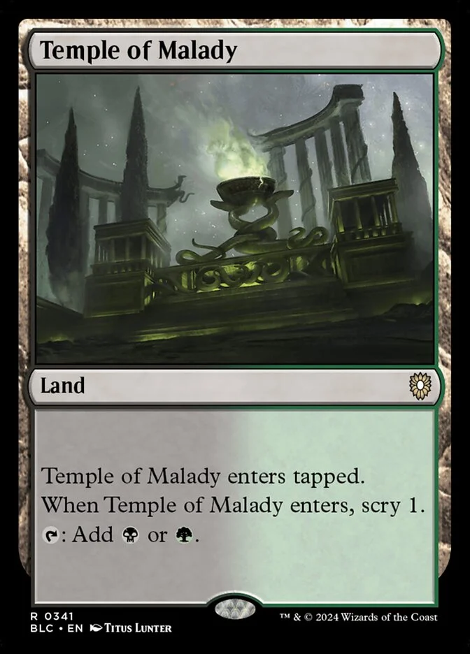 Temple of Malady 「BLC/341」「EN」