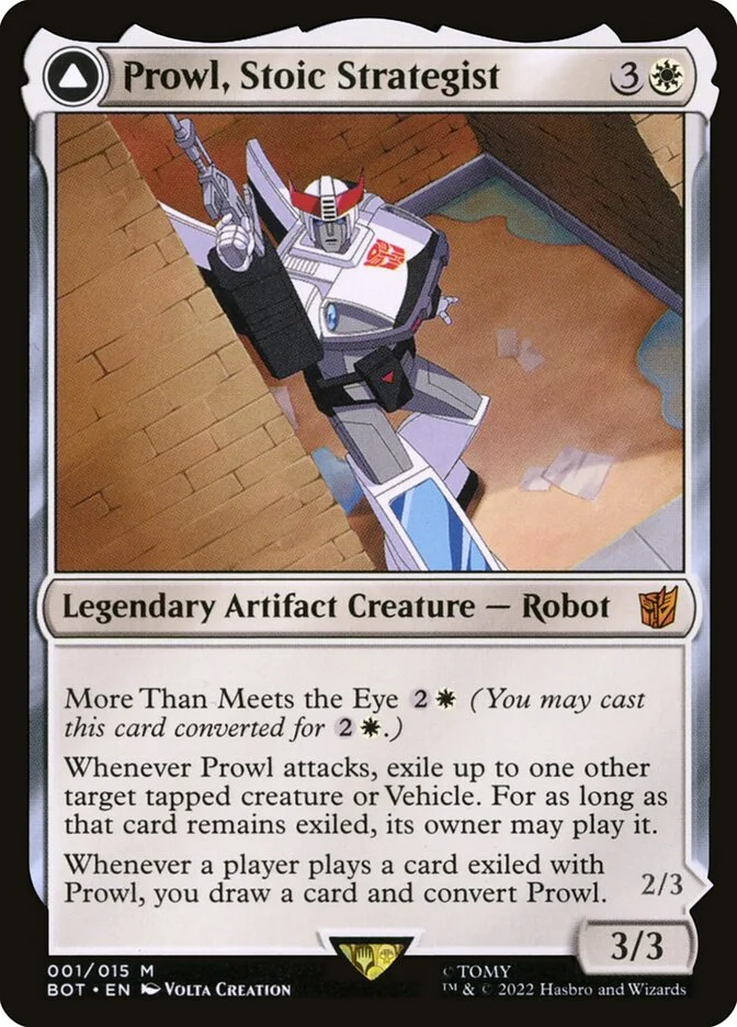 Prowl, Stoic Strategist // Prowl, Pursuit Vehicle 「BOT/1」「EN」
