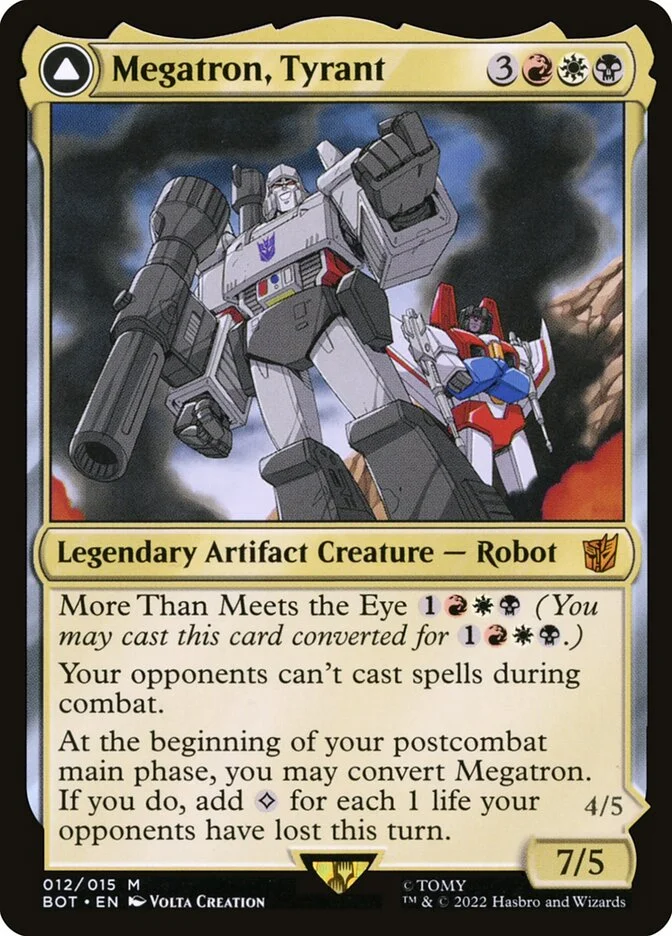 Megatron, Tyrant // Megatron, Destructive Force 「BOT/12」「EN」