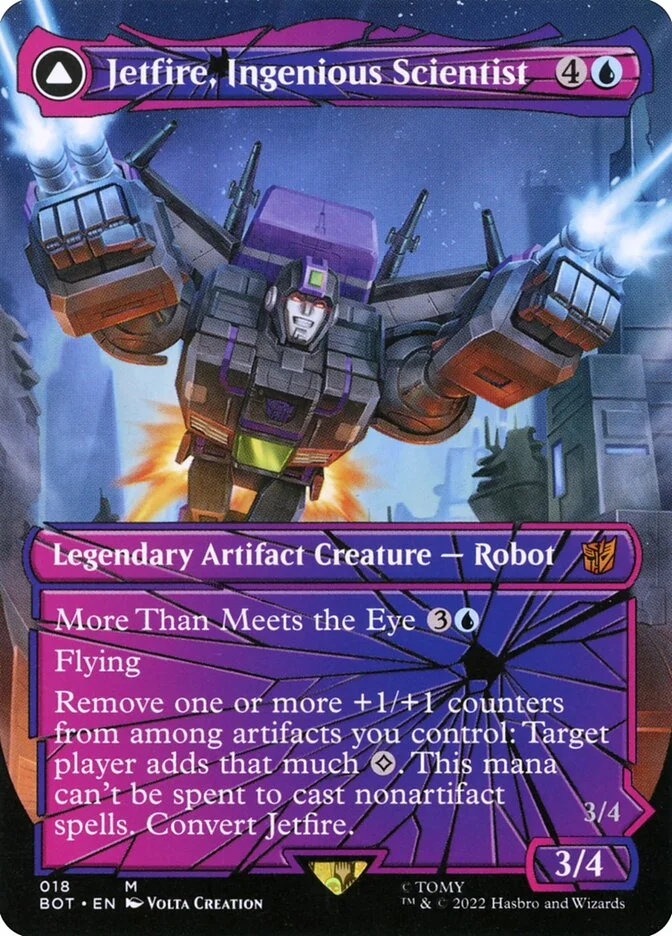 Jetfire, Ingenious Scientist // Jetfire, Air Guardian 「BOT/18」「EN」