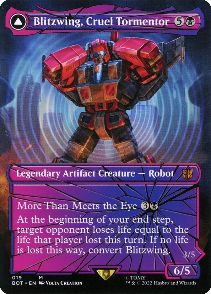 Blitzwing, Cruel Tormentor // Blitzwing, Adaptive Assailant 「BOT/19」「EN」