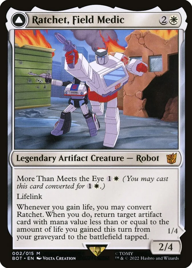 Ratchet, Field Medic // Ratchet, Rescue Racer 「BOT/2」「EN」