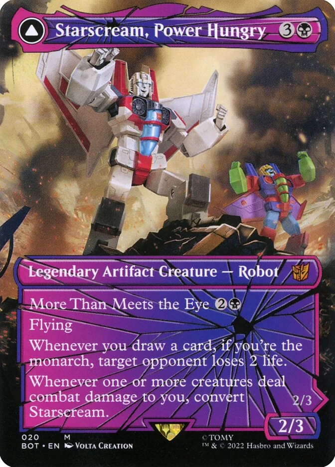 Starscream, Power Hungry // Starscream, Seeker Leader 「BOT/20」「EN」