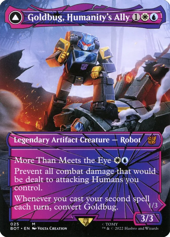 Goldbug, Humanity's Ally // Goldbug, Scrappy Scout 「BOT/25」「EN」