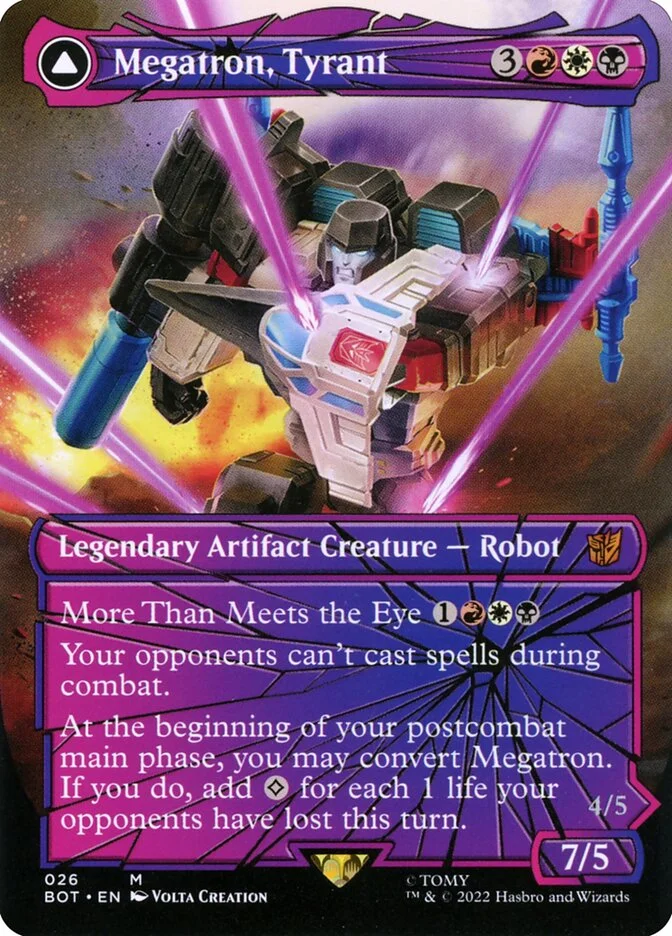 Megatron, Tyrant // Megatron, Destructive Force 「BOT/26」「EN」