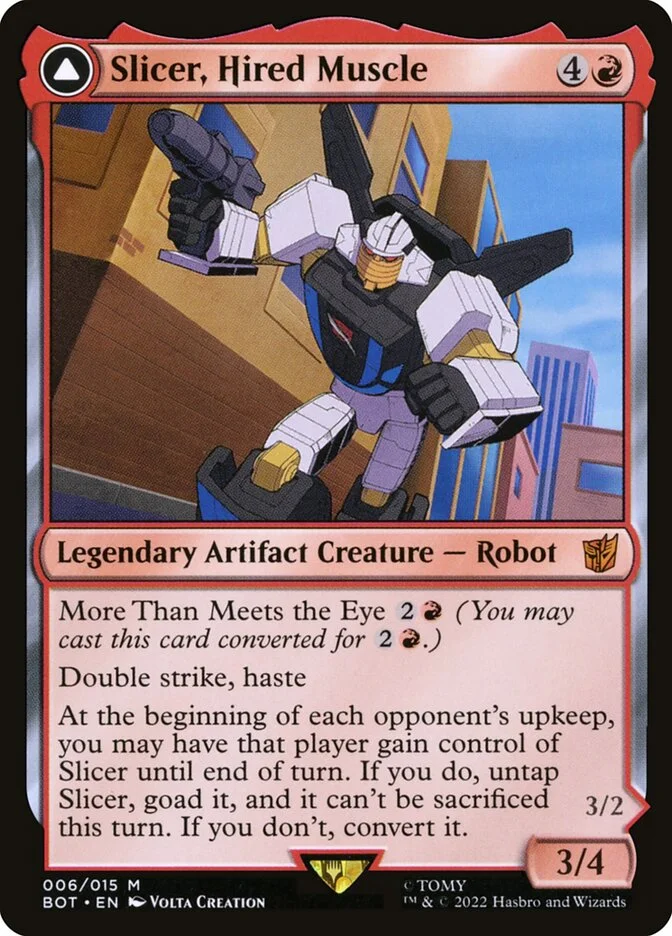 Slicer, Hired Muscle // Slicer, High-Speed Antagonist 「BOT/6」「EN」